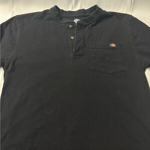 Dickies Black Casual Long Sleeve Button Down Shirt
